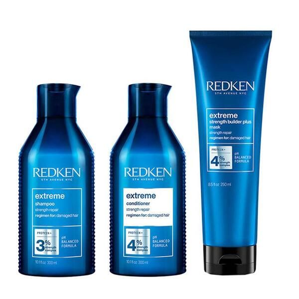 Redken Extreme Shampoo Conditioner &amp;amp; Strength Builder Mask