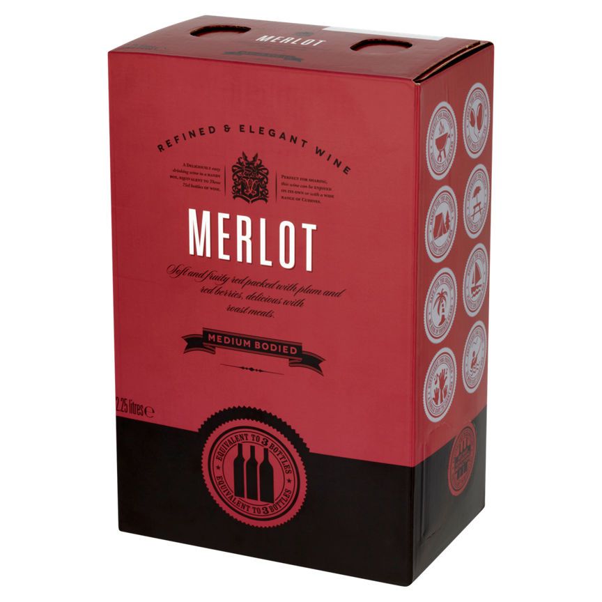 Refined &amp;amp; Elegant Merlot Boxed Wine