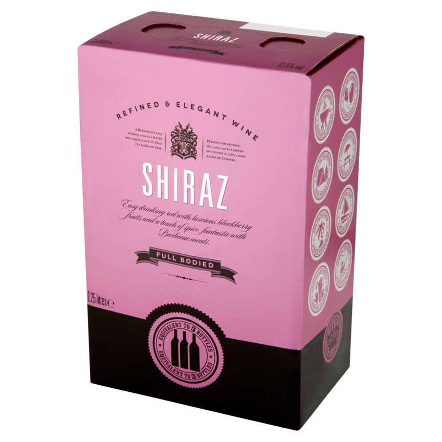 Refined &amp;amp; Elegant Shiraz Boxed Wine