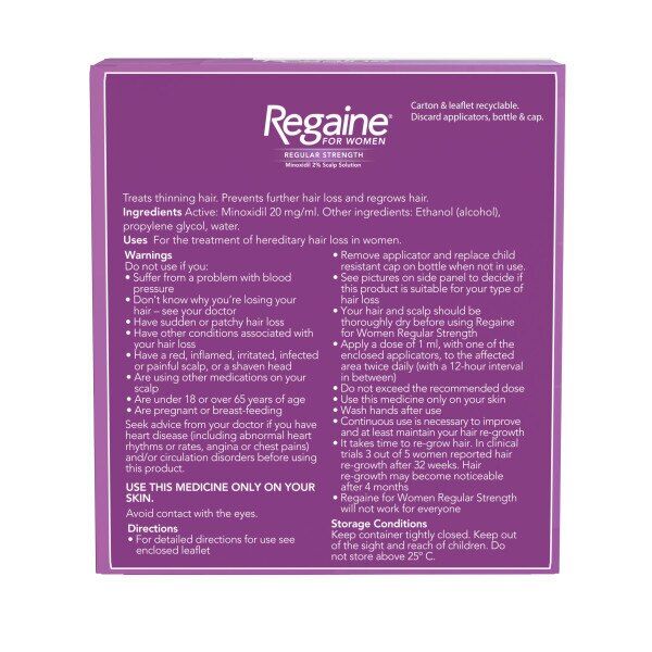 Regaine for Women Hair Re-Growth with Minoxidil 1x60 ml