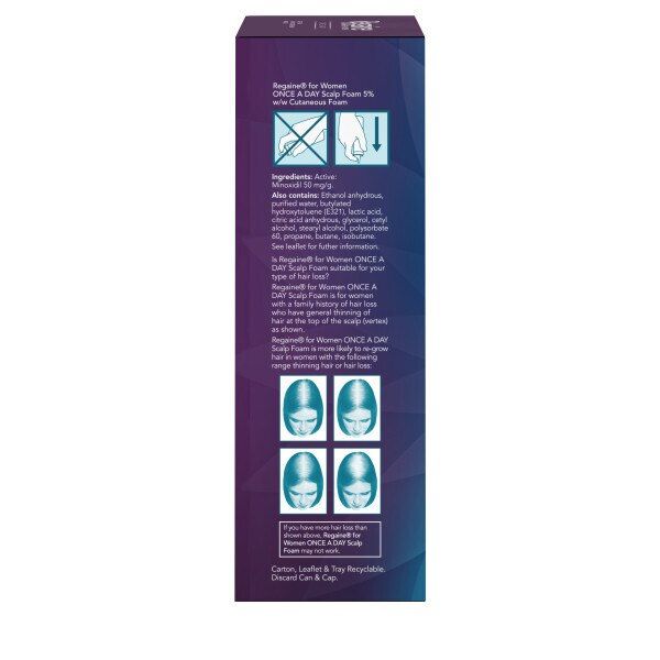 Regaine for Women Scalp Foam Hair Loss &amp;amp; Re-Growth 2x73ml