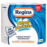 Regina Thirst Pockets Kitchen Roll   2 per pack