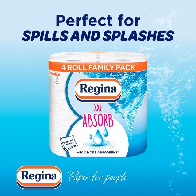 Regina XXL Absorb 4 Roll   4 per pack
