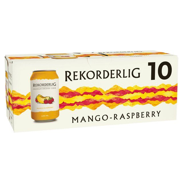 Rekorderlig Mango &amp;amp; Raspberry Cider   10 x 330ml