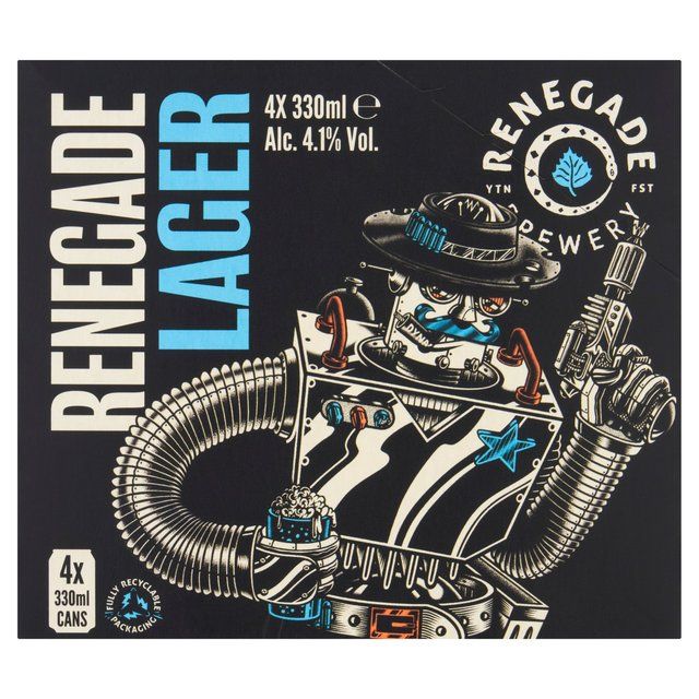 Renegade Lager   4 x 330ml