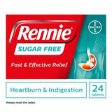 Rennie Antacid Sugar Free Mint 24 Tablets