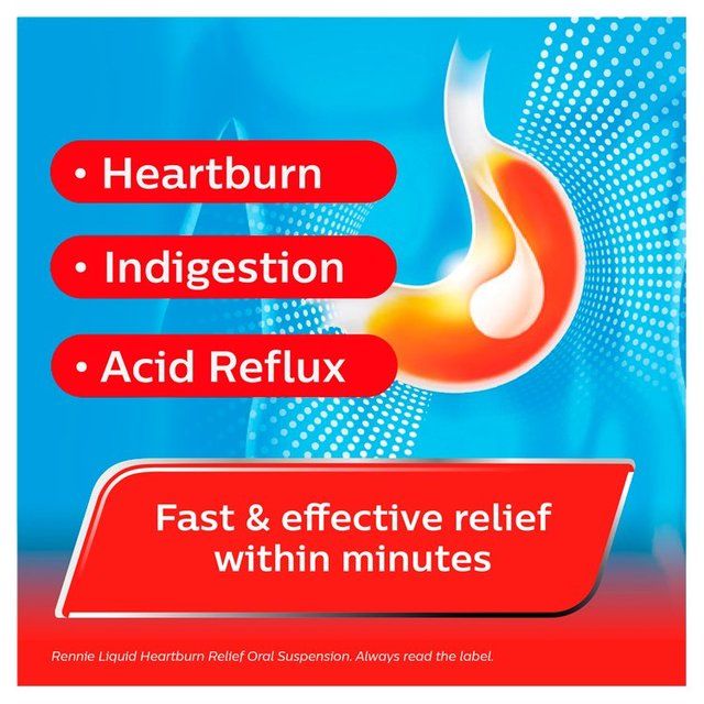 Rennie Liquid Heartburn Relief Oral Suspension   150ml