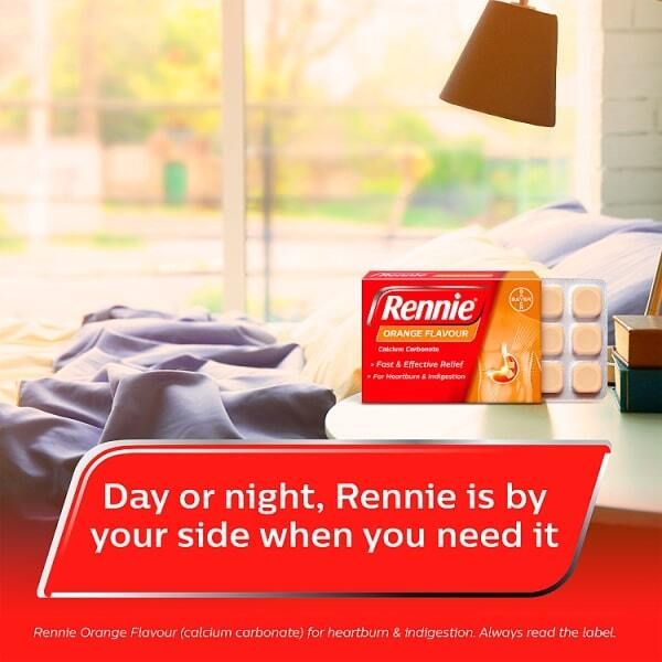 Rennie Orange Heartburn &amp;amp; Indigestion Relief 24 Tablets