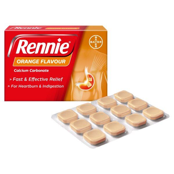 Rennie Orange Heartburn &amp;amp; Indigestion Relief 72 Tablets