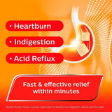 Rennie Orange Heartburn &amp;amp; Indigestion Relief 72 Tablets