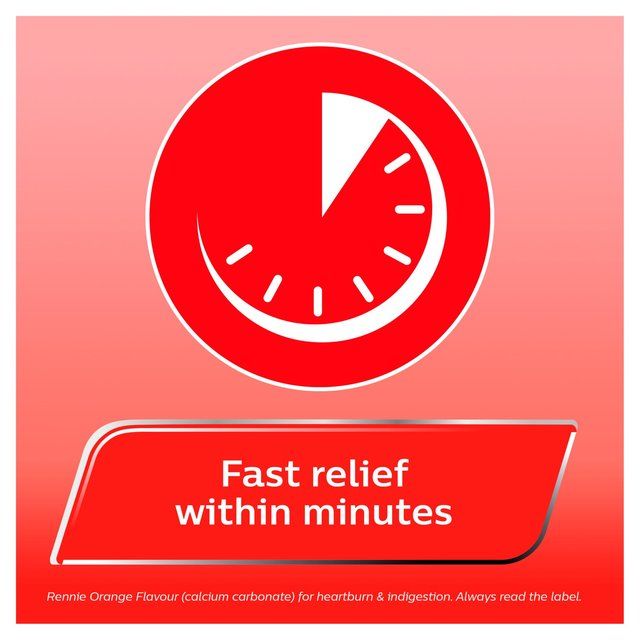 Rennie Orange Heartburn &amp;amp; Indigestion Relief Tablets   24 per pack