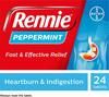 Rennie Peppermint Heartburn &amp;amp; Indigestion Relief 24 Tablets