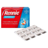 Rennie Peppermint Heartburn &amp;amp; Indigestion Relief 72 Tablets