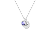 Revere Sterling Silver Personalised Pendant - June