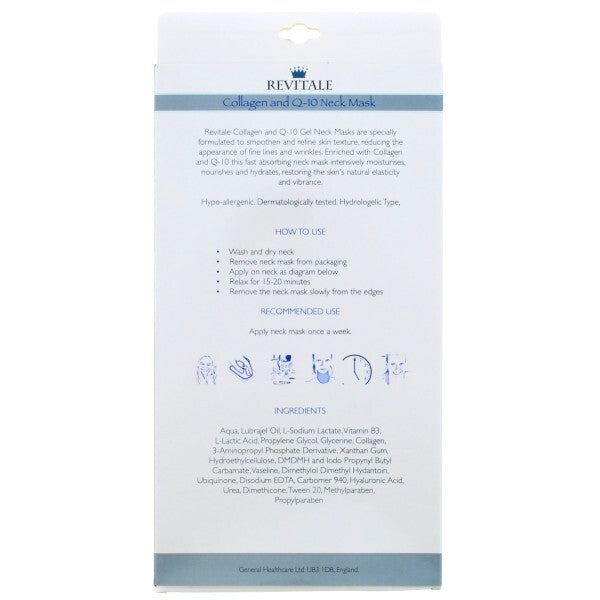 Revitale Collagen &amp;amp; Q10 Neck Masks 2's