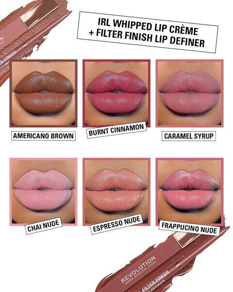 Revolution Irl Filter Finish Lip Definer Chai Nude
