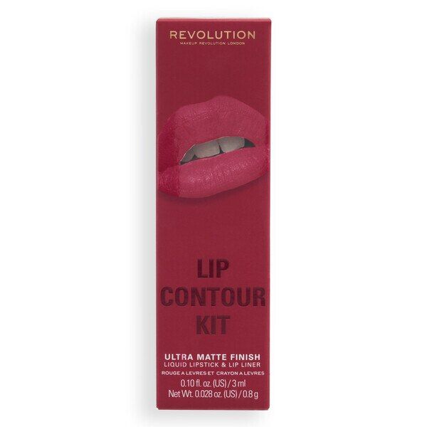 Revolution Lip Contour Kit Fierce Wine