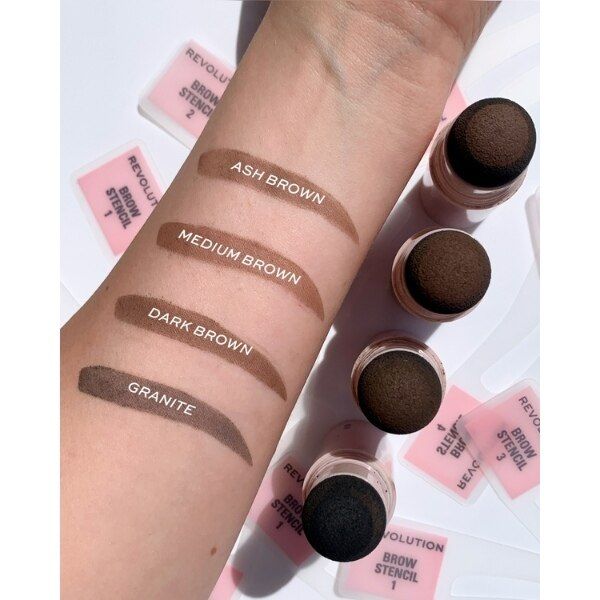 Revolution Stamp &amp;amp; Go Brow Kit Ash Brown