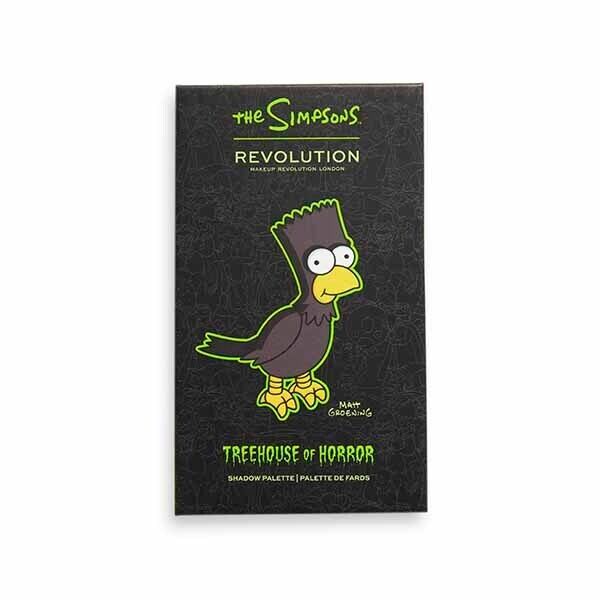 Revolution The Simpsons Mini Shadow Palette  Raven Bart