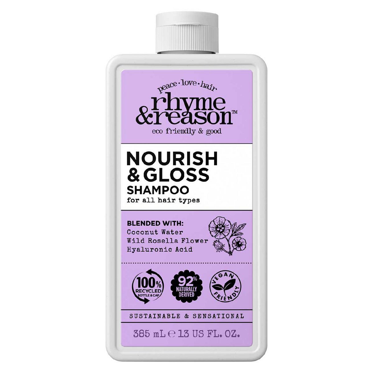 Rhyme &amp;amp; Reason Nourish &amp;amp; Gloss Shampoo 385ml