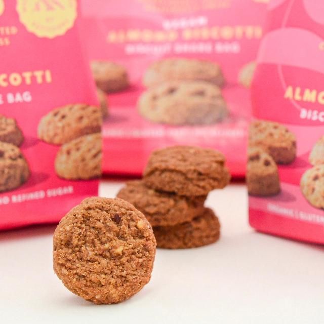 Rhythm 108 Swiss Vegan Almond Biscotti Biscuit Share Bag 135g   135g