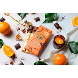 Rhythm 108 Swiss Vegan Dark Cocoa Orange Bar with M'lk Chocolate   100g