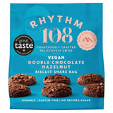 Rhythm 108 Swiss Vegan Double Chocolate Hazelnut Biscuit Share Bag   135g