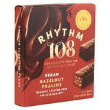 Rhythm 108 Swiss Vegan Hazelnut Praline Bars with Dark Chocolate Multi-pack