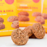 Rhythm 108 Swiss Vegan Lemon Ginger &amp;amp; Chia Biscuit Share Bag   135g