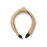 Ribbon &amp;amp; Asher Raffia Fabric Knot Aliceband