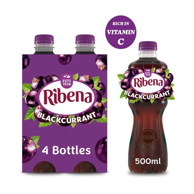 Ribena Blackcurrant Juice Drink Multipack   4 x 500ml