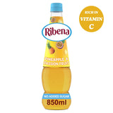 Ribena Pineapple &amp;amp; Passion Fruit Squash No Added Sugar 850ml