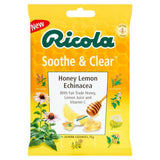 Ricola Soothe &amp;amp; Clear Honey Lemon Echinacea Bag   75g