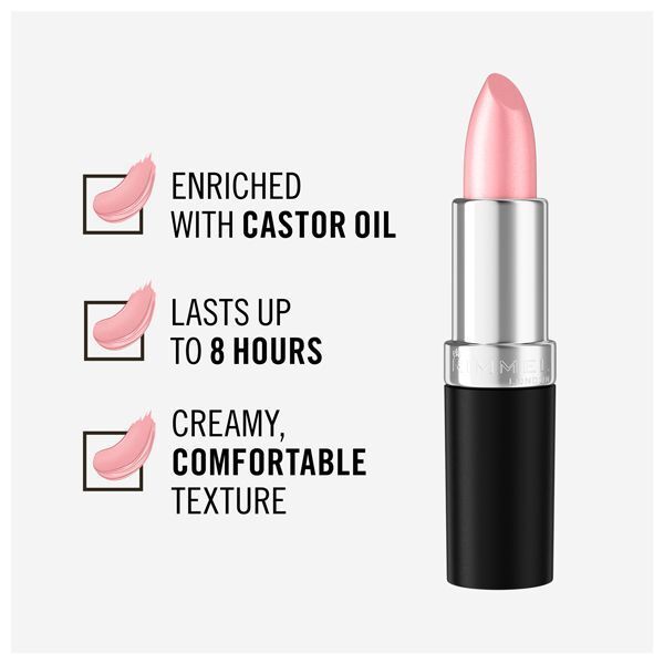 Rimmel Lasting Finish Shimmer Lipstick 904 Pink Frosting