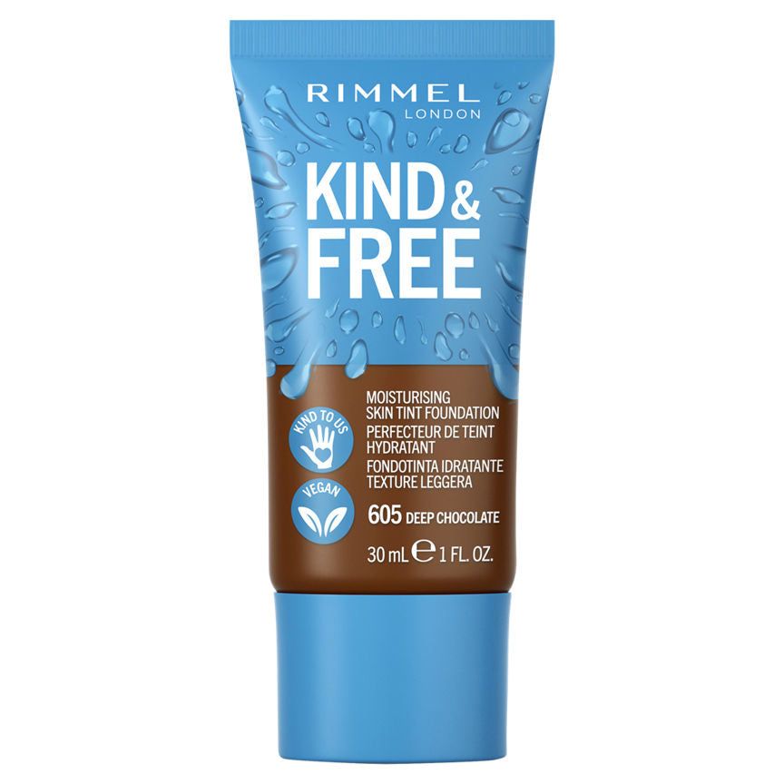Rimmel London Kind &amp;amp; Free Moisturising Skin Tint Foundation Deep Chocolate