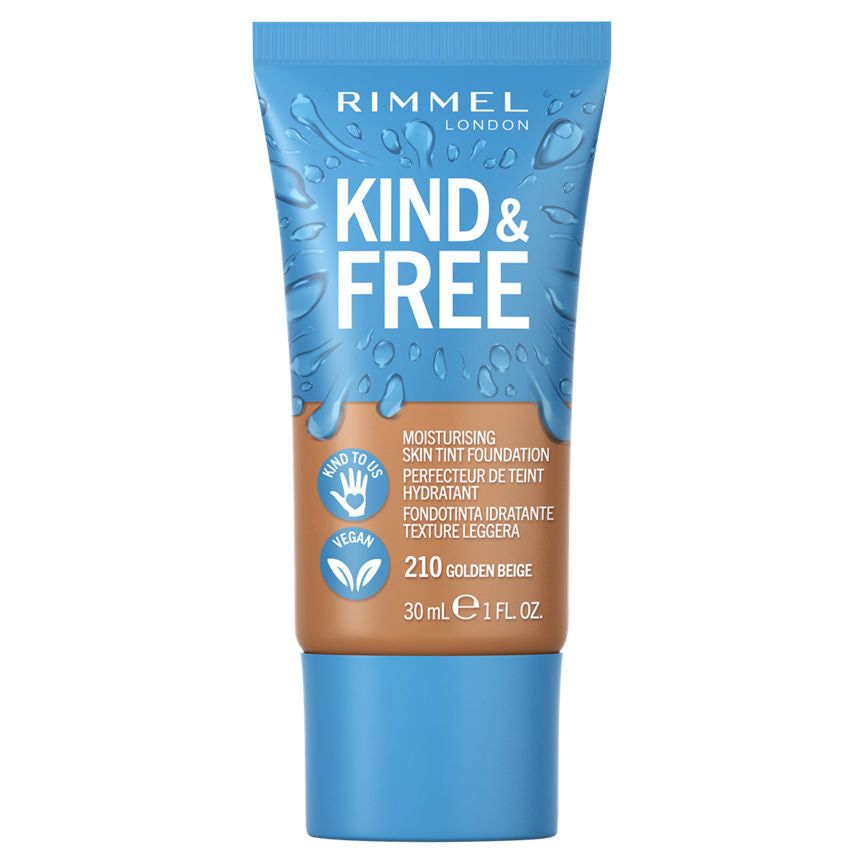 Rimmel London Kind &amp;amp; Free Moisturising Skin Tint Foundation Golden Beige