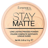 Rimmel Stay Matte Pressed Powder Transparent 1