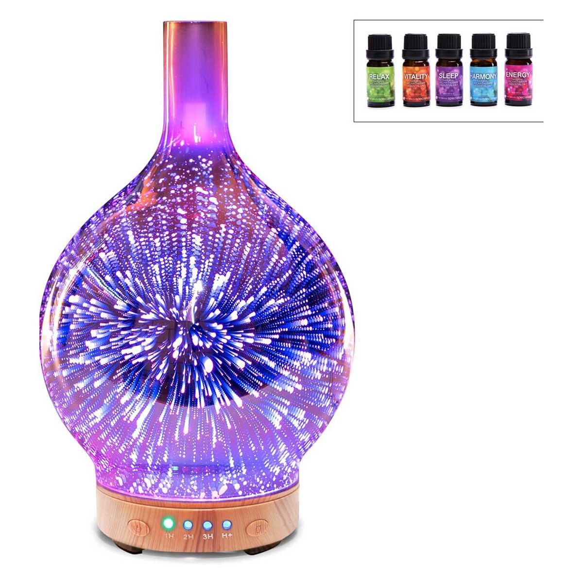 Rio Ella Aroma Diffuser Humidifier &amp;amp; Night-Light &amp;amp; Oil Pack