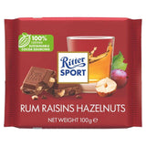 Ritter Sport Rum Raisin &amp;amp; Hazelnuts Milk Chocolate   100g