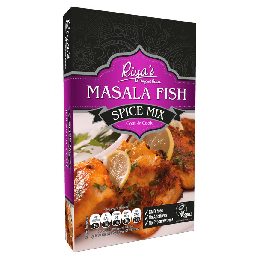 Riya's Original Recipe Masala Fish Coat &amp;amp; Fry Mix