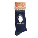 RJM Mens Christmas Novelty Socks (UK 7-11) Penguin / 1EA