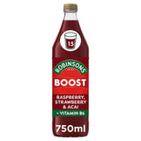 Robinsons Boost Raspberry Strawberry &amp;amp; Acai Squash 750ml