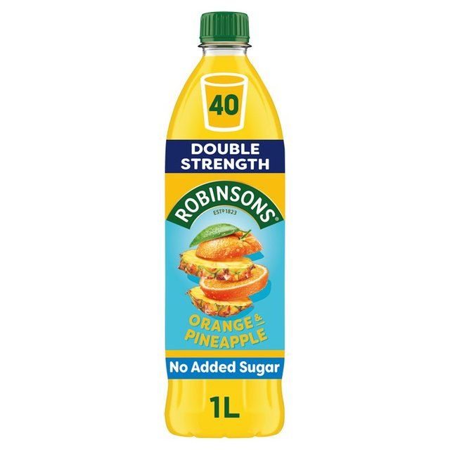 Robinsons Double Strength Orange &amp;amp; Pineapple Squash   1L