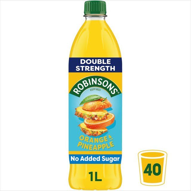 Robinsons Double Strength Orange &amp;amp; Pineapple Squash   1L