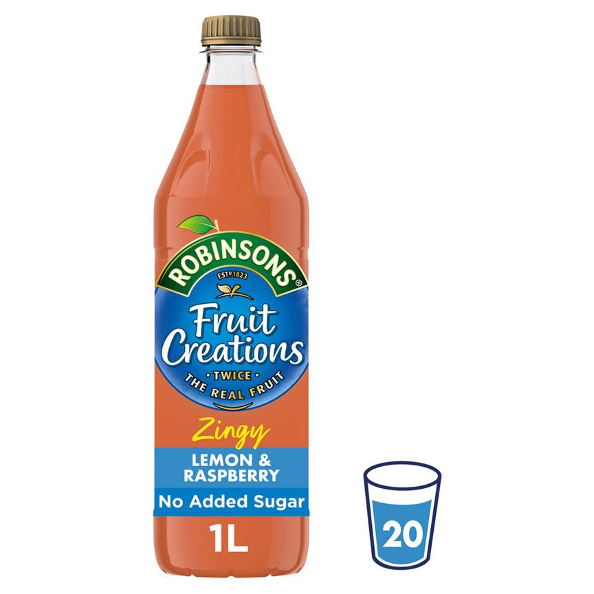 Robinsons Fruit Creations Lemon &amp;amp; Raspberry Squash