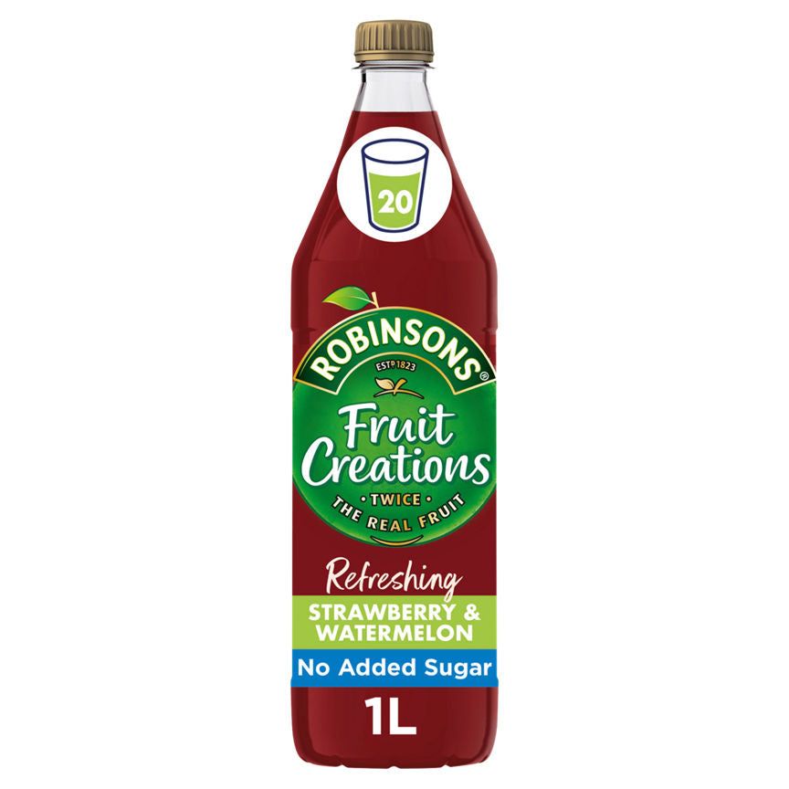Robinsons Fruit Creations with Twice the Fruit Refreshing Strawberry &amp;amp; Watermelon