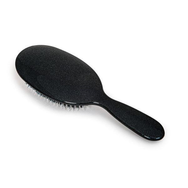 Rock &amp;amp; Ruddle Black Stardust Small Pure Bristle Hairbrush