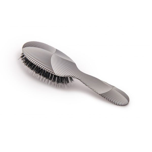 Rock &amp;amp; Ruddle Geometric Large Synthetic Bristle Hairbrush