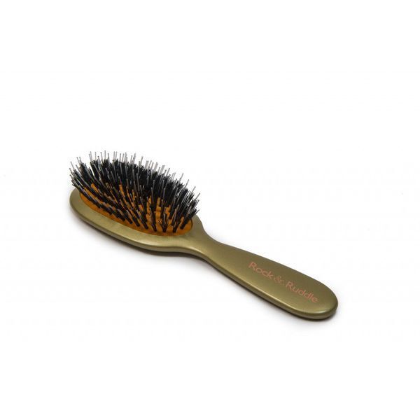 Rock &amp;amp; Ruddle Gold Small Baby Bristle Hairbrush