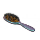Rock &amp;amp; Ruddle Green Purple Small Synthetic Bristle Hairbrush